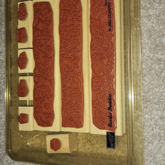 Retired Stampin Up! Border Buddies Stamp Set, Brand New! - Picture 3 of 3